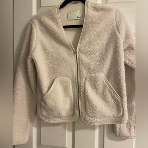 Aritzia Wilfred Free Short Sherpa Liner Jacket